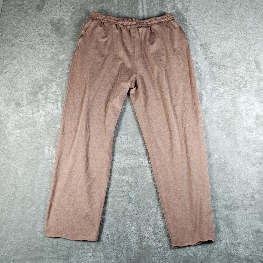 Vuori Boyfriend Jogger Womens Large Pink Rosewood Heather VW457 Relaxed Fit Pant